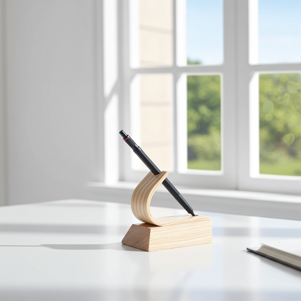 Suisse | Présentoir porte-stylo de luxe - Cendre
