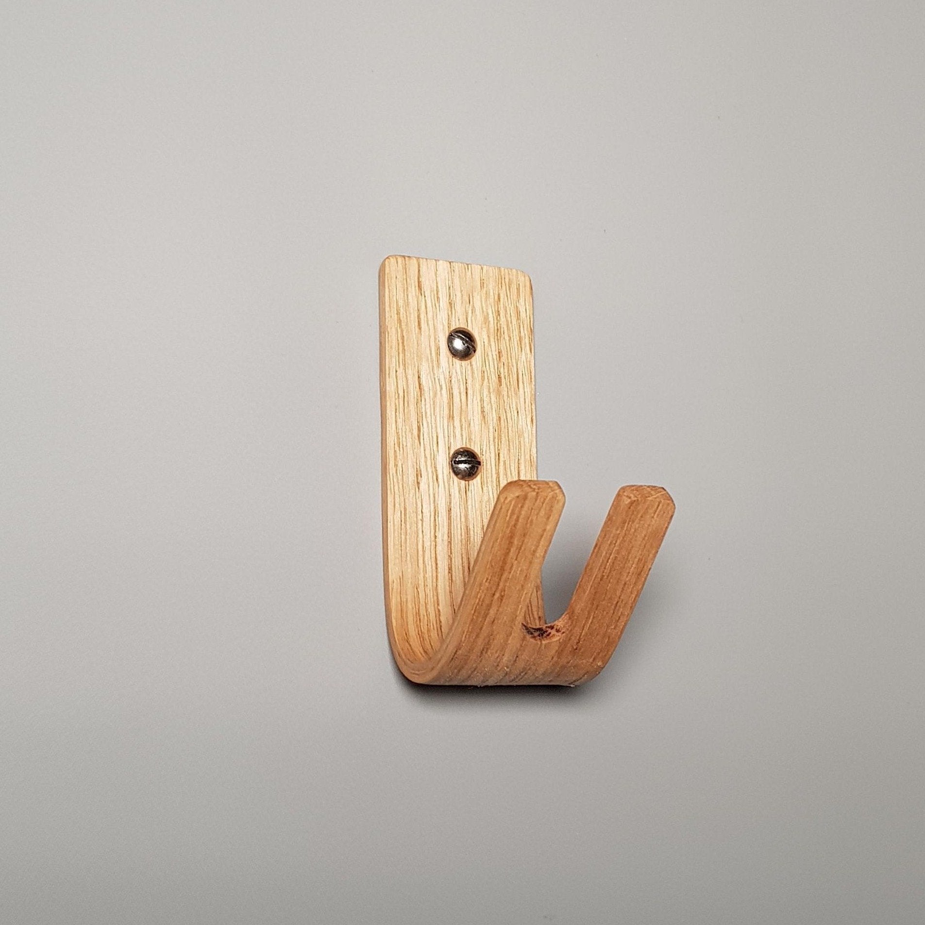 Monaco K | Set of 4 Wall Key Hooks - Oak - NOIR.DESIGN