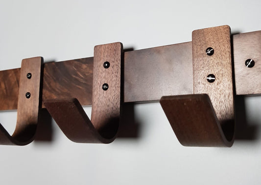 Dark Autumn Walnut Coat Rack - NOIR.DESIGN
