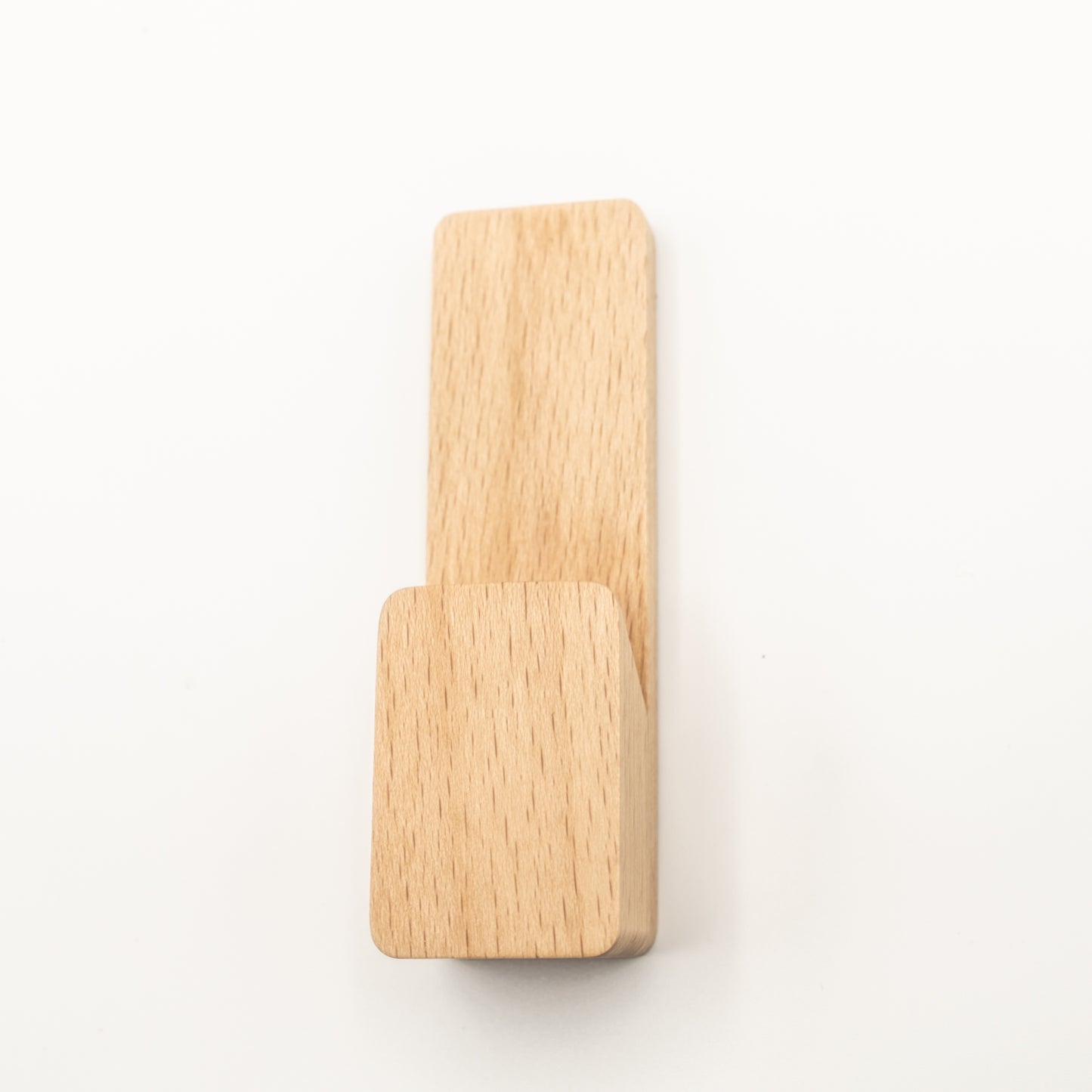 Natural beech hook adding warm minimalist style to any room