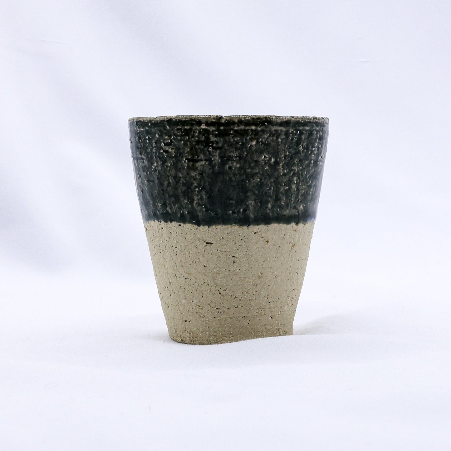 Blunero Quadra Milled Stoneware Tall Handmade Ceramic Cup