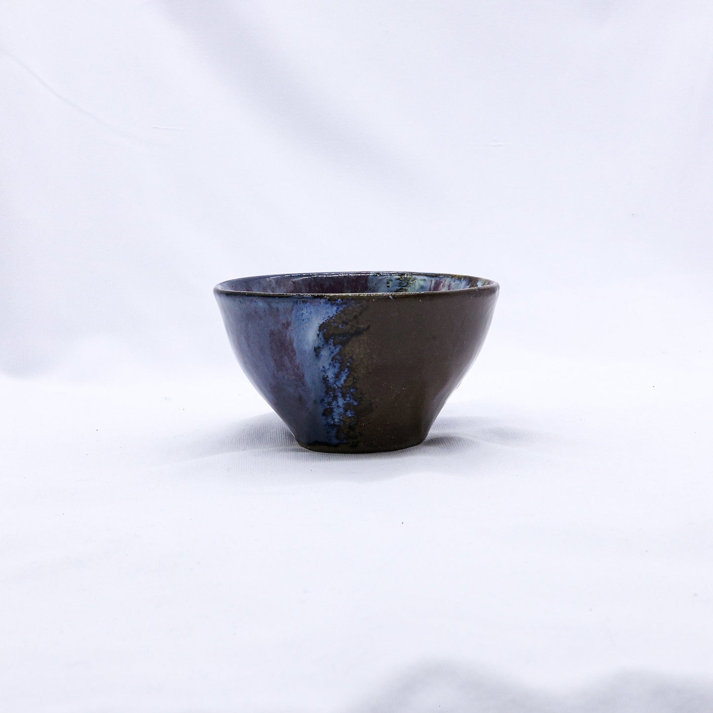 Small Smoked Grey Plum Sea Mist Handmade Ceramic Stoneware Dinner Bowl