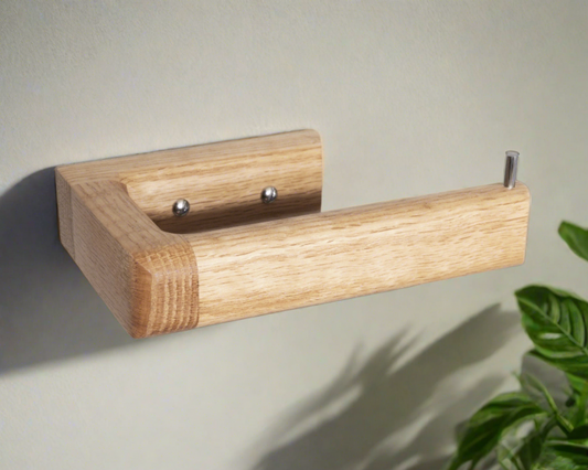 Porte-papier hygiénique en chêne