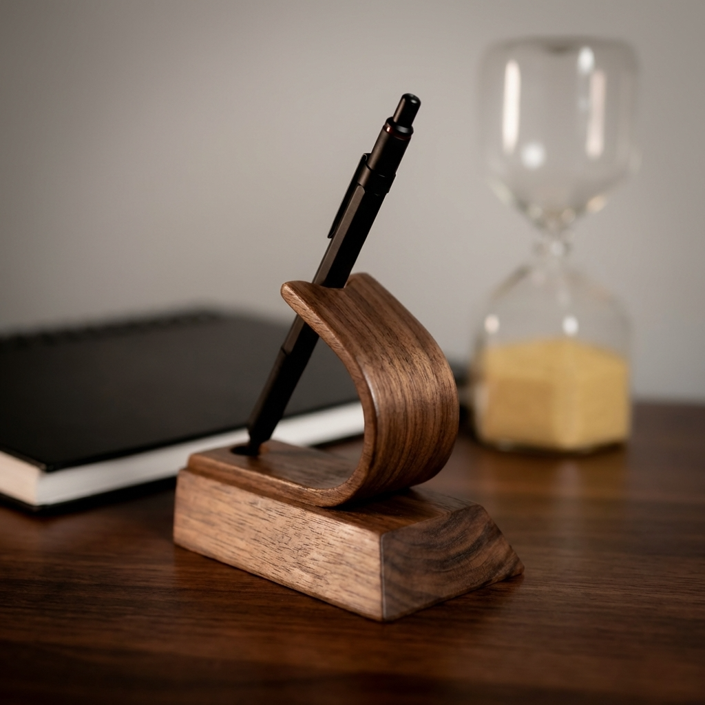 Luxury wooden stand holder perfect for teacher or executive gift