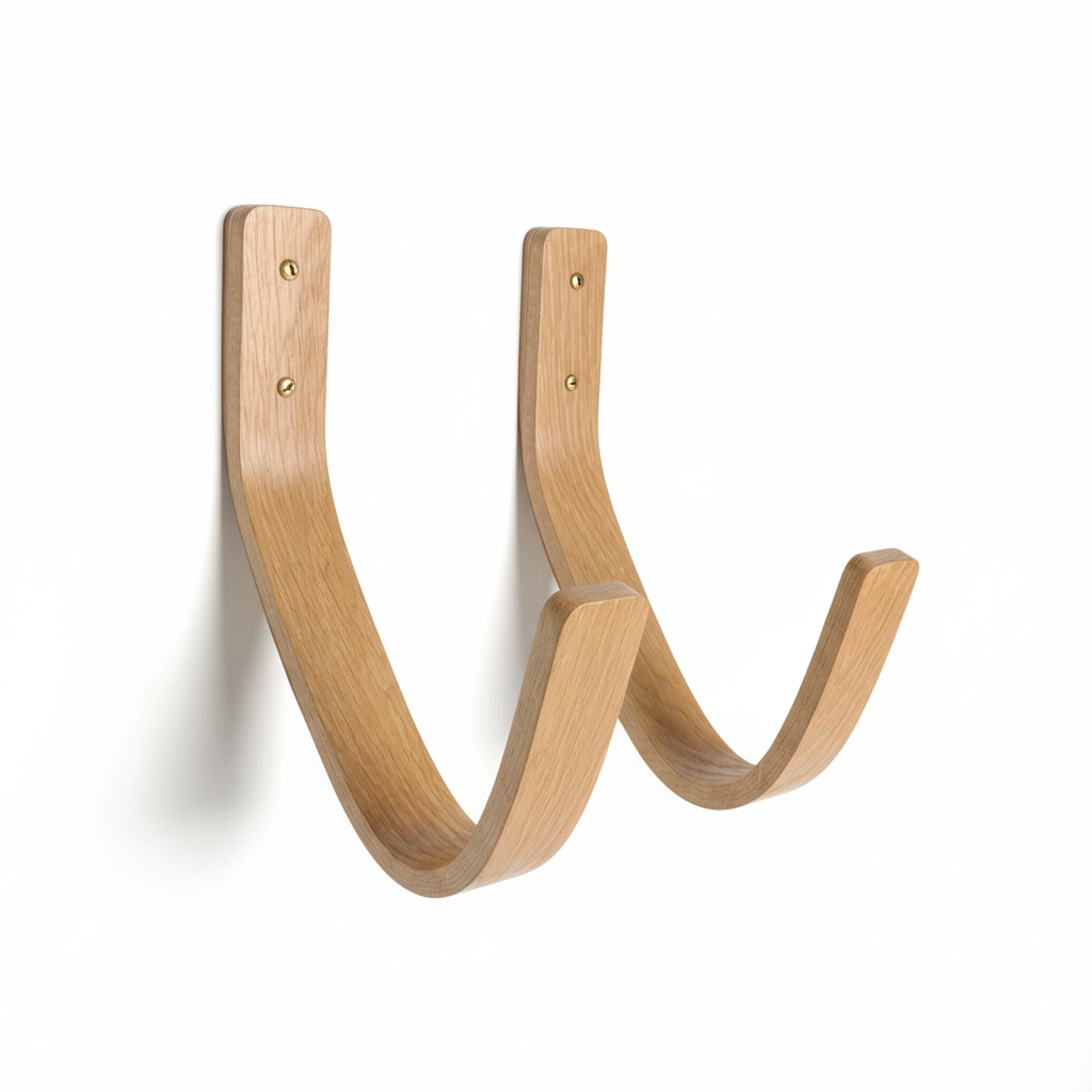 Oak Surfboard Wall Mount - Thumbnail