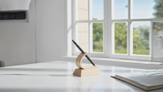 Suisse | Présentoir porte-stylo de luxe - Cendre 