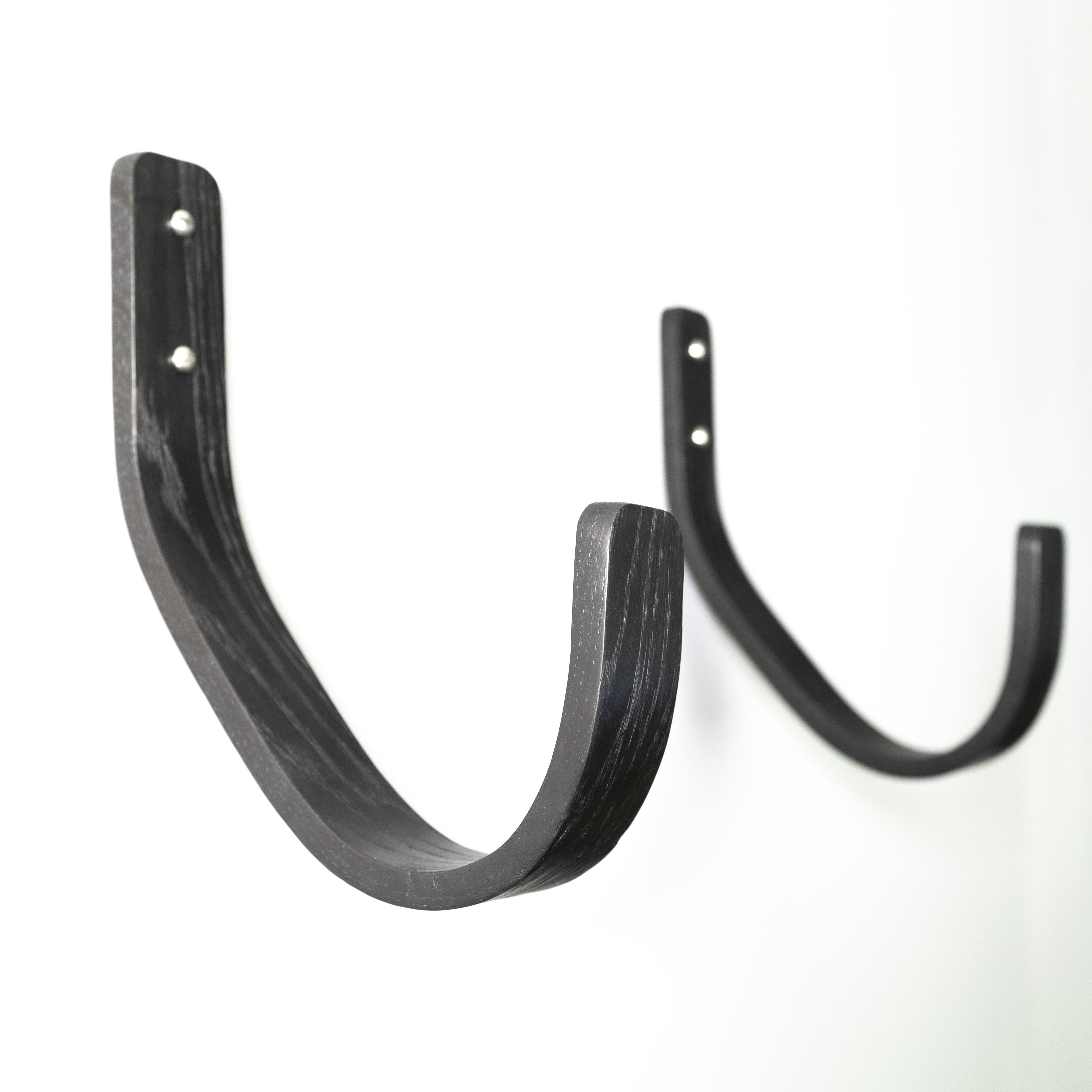 Black Oak Longboard Surfboard Wall Mount | Waves 2.0 Vertical Rack | Handcrafted in UK