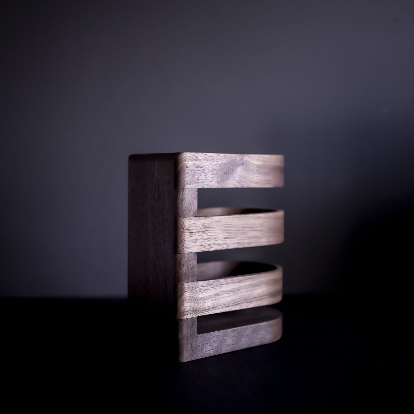 Porte-Pot Ustensiles de Cuisine Lux - Noyer 